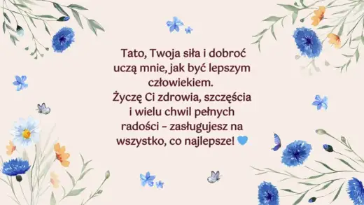 Życzenia urodzinowe dla taty - Gotowe wzory i jak napisać je od serca