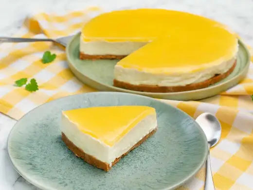 Cheesecake med lemon curd - Så lyckas du varje gång