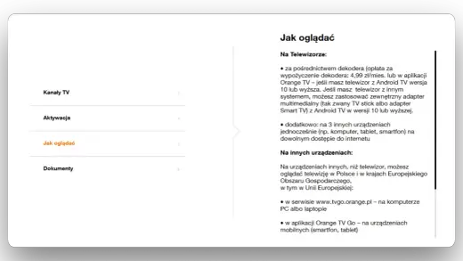 Orange TV bez dekodera - Jak oglądać na każdym urządzeniu?