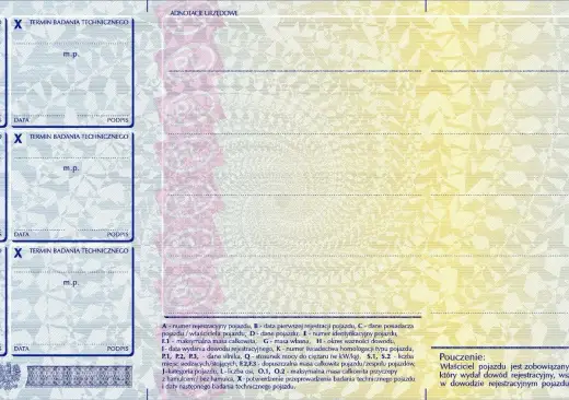 Dowód rejestracyjny - rubryki, koszty i wymiana dokumentu