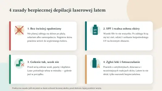 Depilacja laserowa - kiedy jest bezpieczna i skuteczna?