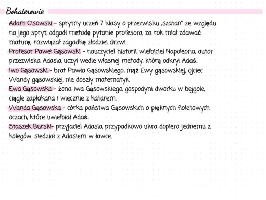 Szatan z siódmej klasy - streszczenie, bohaterowie, sens