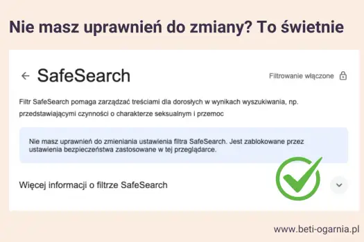 Filtr bezpiecznego wyszukiwania - Jak go włączyć i zablokować?