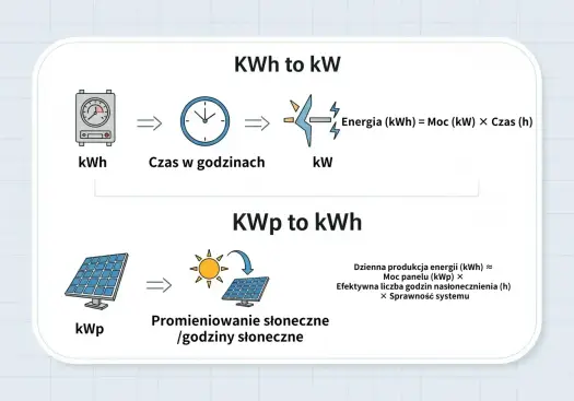 Moc (W, kW) a energia (kWh) - Jak to czytać?