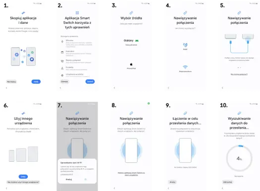 Jak przenieść dane na telefon Samsung? Smart Switch krok po kroku