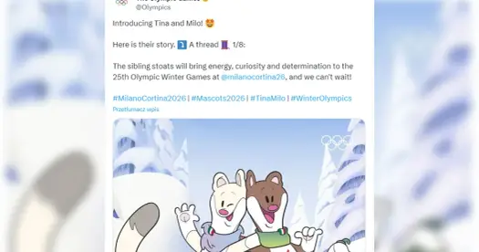 Tina i Milo - maskotki igrzysk olimpijskich i paralimpijskich