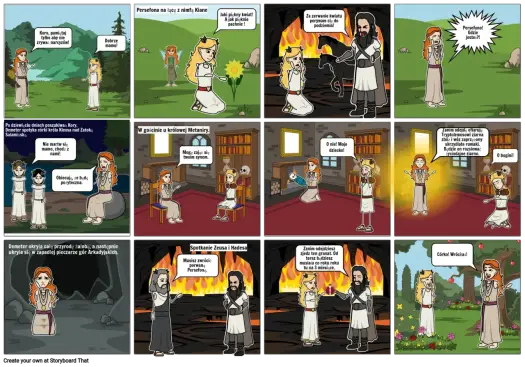 Mit o Demeter i Korze - Pory roku, Hades i Persefona