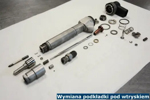 Podkładka pod wtryskiem: objawy, koszty wymiany i jak dobrać