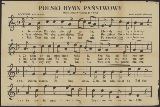 Mazurek Dąbrowskiego - jak nauczyć dziecko hymnu bez błędów?