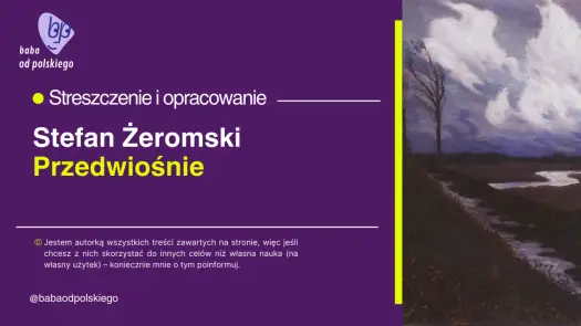 Przedwiośnie: Jaka epoka? Odpowiedź i analiza Żeromskiego