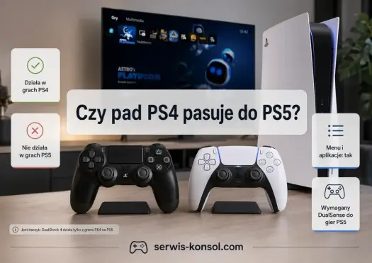 Pad PS4 do PS5 - Czy działa? Pełna zgodność i parowanie!