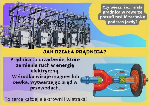 Prądnica - jak zamienia ruch w napięcie?