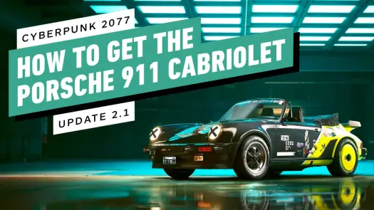 Porsche w Cyberpunku - jak zdobyć 911 Johnny'ego i cabriolet