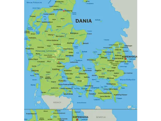 Gdzie leży Dania? Położenie, kuchnia i plan podróży