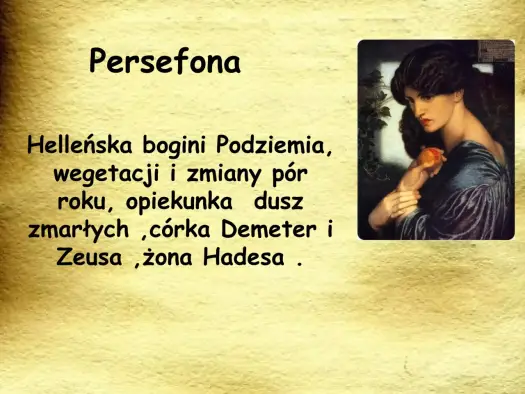 Persefona - kim była bogini podziemia i pór roku?