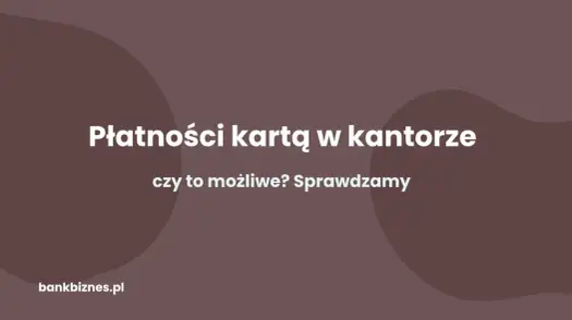 Płatność kartą w kantorze - Czy to się opłaca?
