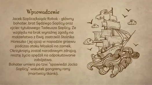 Przemiana Jacka Soplicy - Jak Robak odkupił winy?