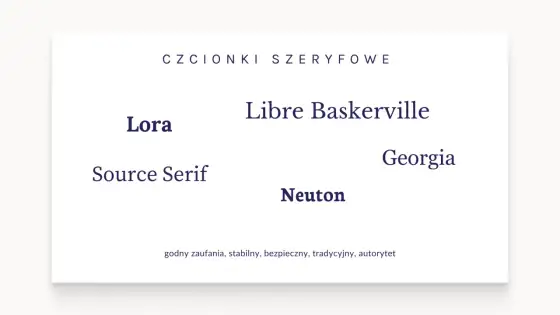 Szeryfy: Jak wybrać font, by tekst był czytelny i elegancki?