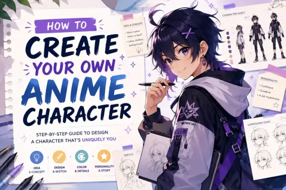 Projektowanie postaci anime - Jak stworzyć bohatera, który żyje?