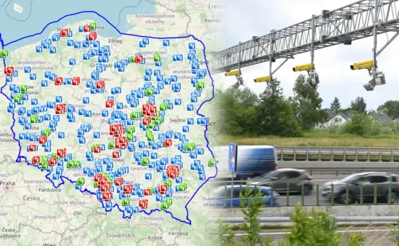Odcinkowy pomiar prędkości na A1 - Gdzie są kamery i jakie są mandaty?