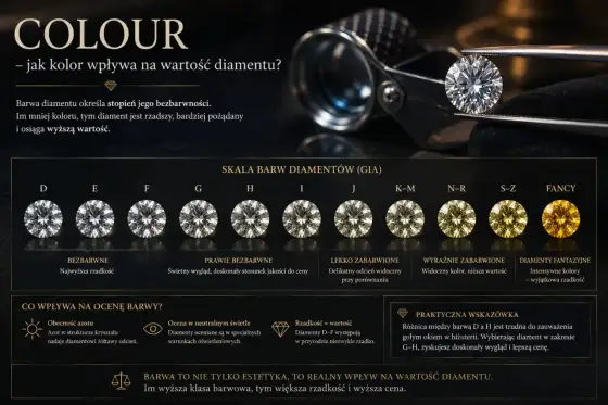 Diamentowy odcień w biżuterii - Co to znaczy? Poradnik