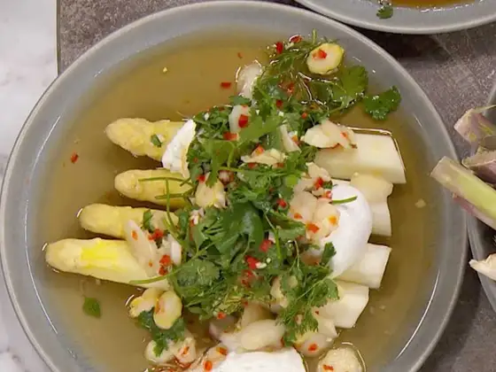 Vit sparris i sallad och som tillbehör - så lyckas du