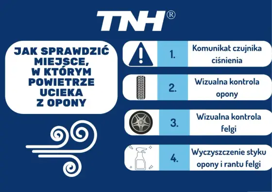 Powietrze ucieka z opony? Jak znaleźć i naprawić nieszczelność