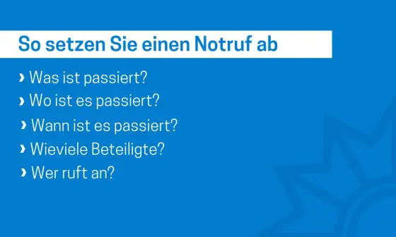 Notruf richtig absetzen - 112, 110 und 116117 im Überblick