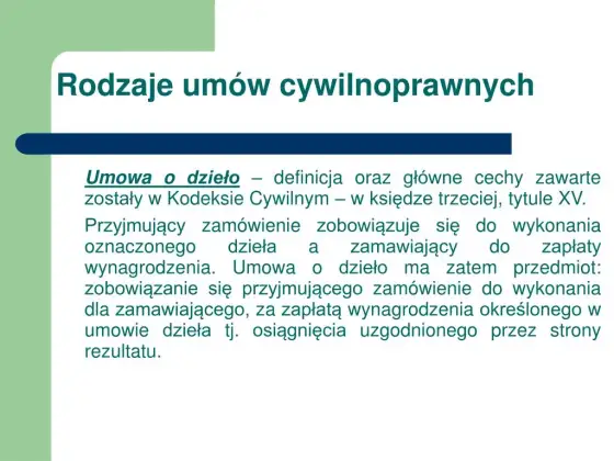 Jakie są rodzaje umów i ich znaczenie w prawie cywilnym?