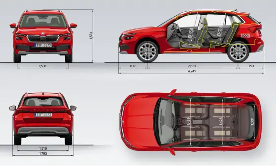 Skoda Kamiq – wymiary i praktyczność. Czy to auto dla Ciebie?