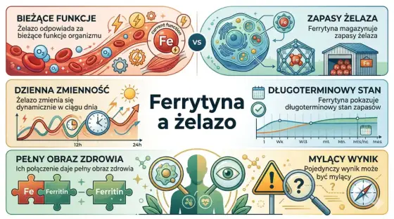 Ferrytyna - Jak czytać wynik? Kiedy suplementować żelazo?