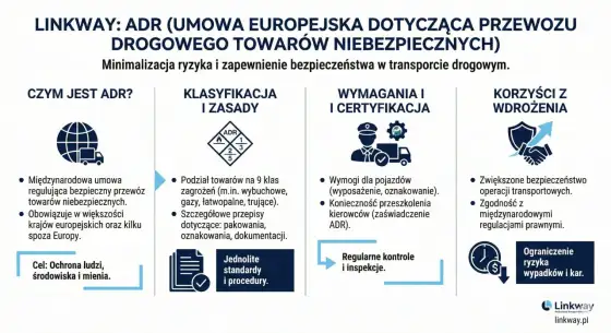 Przewóz towarów niebezpiecznych ADR - Jak uniknąć błędów?