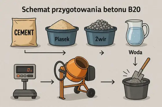 Proporcje betonu - jak dobrać mieszankę do prac domowych