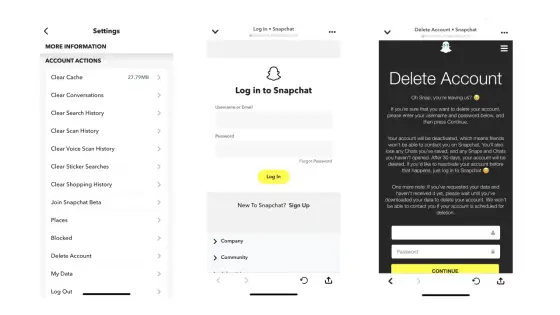 Jak usunąć konto Snapchat? Poradnik krok po kroku