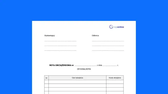Nota obciążeniowa - kiedy ją wystawić i czym różni się od faktury?