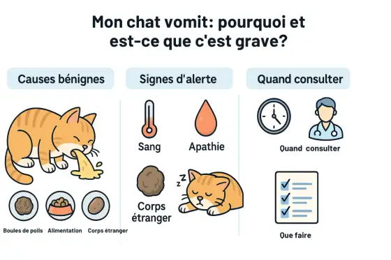 Chat a avalé un objet - Quand s'inquiéter et que faire?