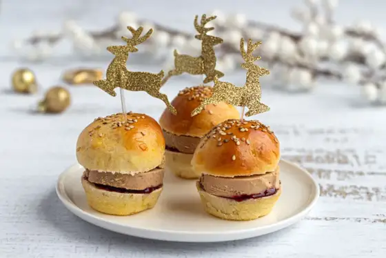 Mini-burgers foie gras - La recette chic et équilibrée