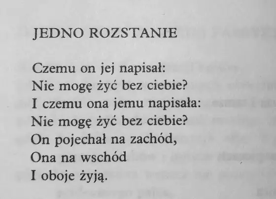 Smutne wiersze o rozstaniu - jak je czytać i wybrać