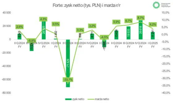 Akcje Forte - Analiza wyników, eksportu i wyceny spółki