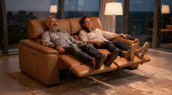 Ergonomisches Sofa finden - Maße, Polsterung und Funktionen