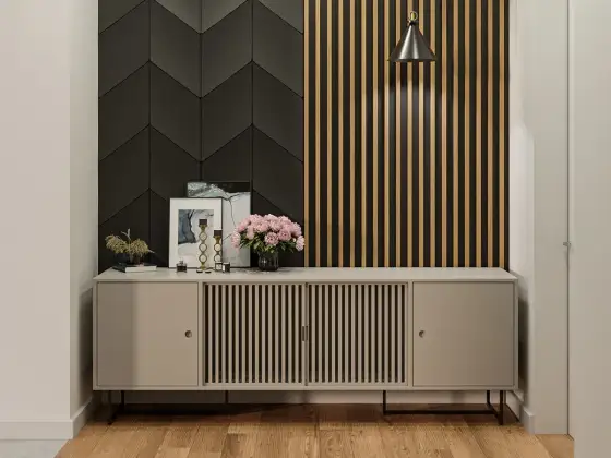 Lamele w salonie - 5 pomysłów i zasady udanej aranżacji