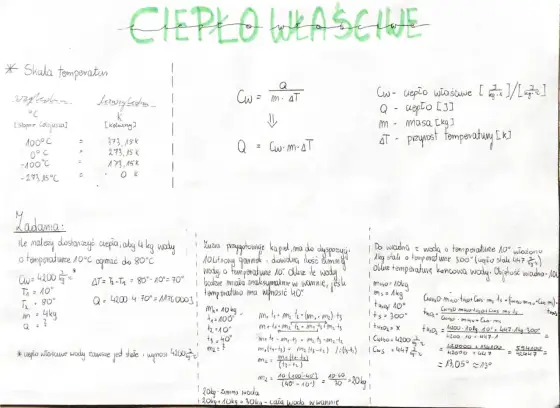 Ciepło właściwe pary wodnej - 2,0 kJ/(kg·K)? Kiedy to błąd?