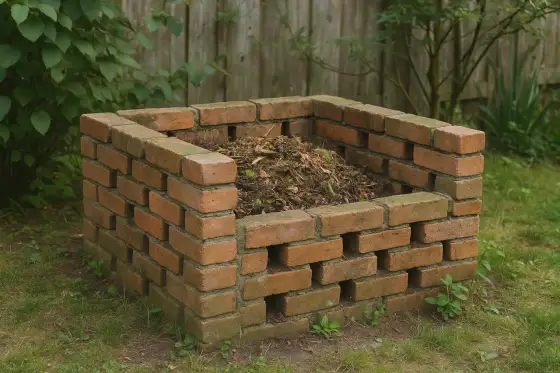 Kompostownik murowany - jak go zbudować i ile kosztuje?