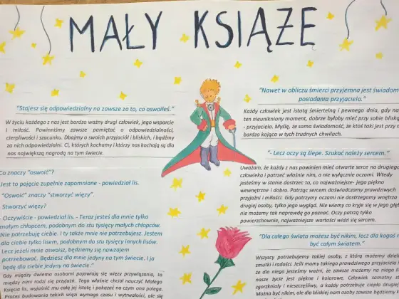Mały Książę - Cytaty do motywacji - wróć do sedna