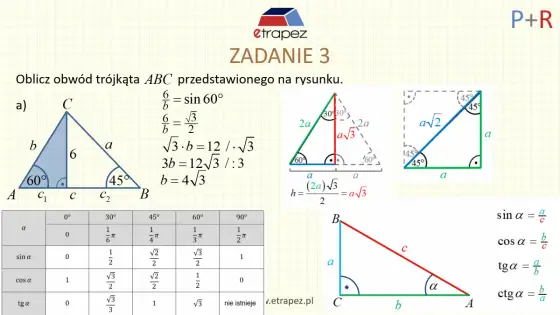 Sinus 60 stopni - √3/2. Jak zapamiętać i używać?