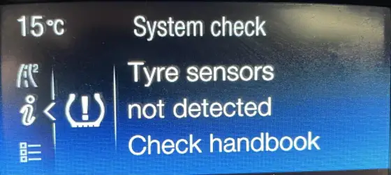Capteur pneu non détecté Ford Fiesta - Causes et solutions
