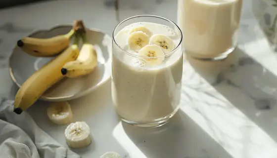 Koktajl bananowy - idealny przepis. Bez wodnistości!