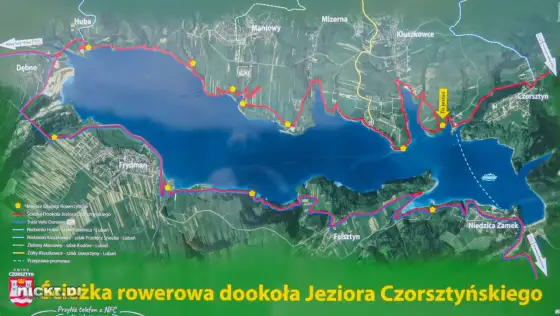 Velo Czorsztyn - Trasa wokół Jeziora Czorsztyńskiego - Poradnik