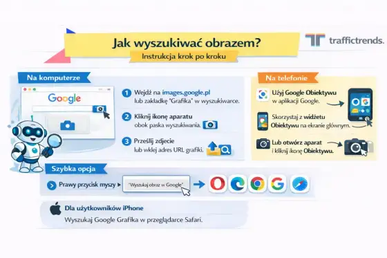 Jak wyszukać po zdjęciu w Google? Obiektyw Google krok po kroku
