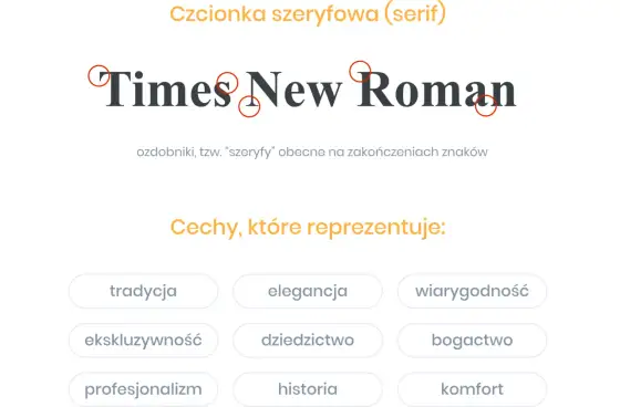 Font szeryfowy - Kiedy go używać i jak dobrać?